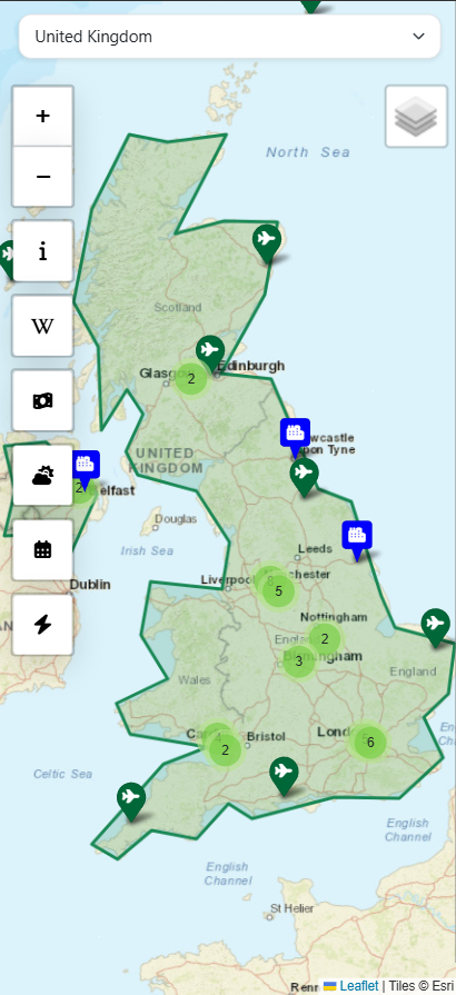 Mobile screenshot of Project 1 – Gazetteer